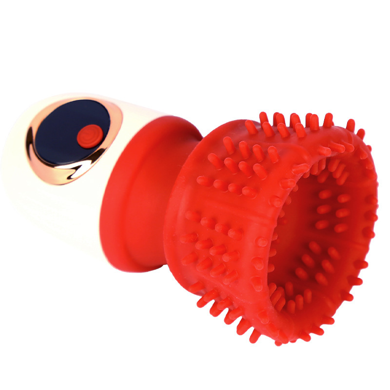Electric Suction Male Masturbator Cup with Silicone Sleeve, Red ABS Shell - Image 5
