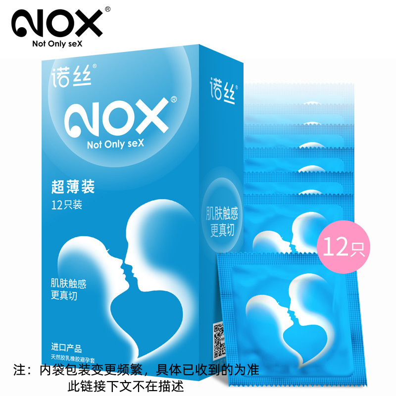 North Ultra-Thin Smooth Latex Condoms, Medium, Transparent, 3-Pack - Image 3