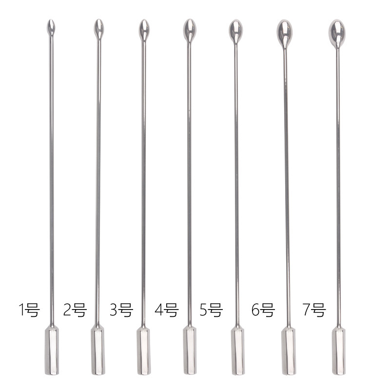 Stainless Steel Urethral Dilator Stick, 23 cm Long Metal Horse Eye Wand, Manual Male Sound - Image 5