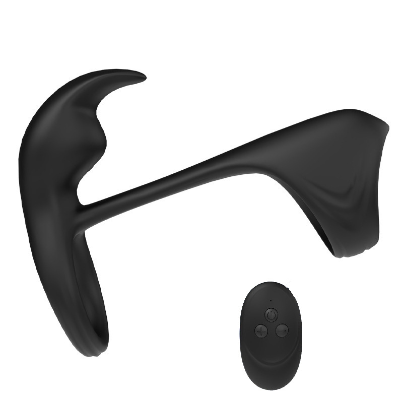 Remote-Controlled Vibrating Delay Ring with Dual Locking Bands and Flicking Tongue Insert - Image 5