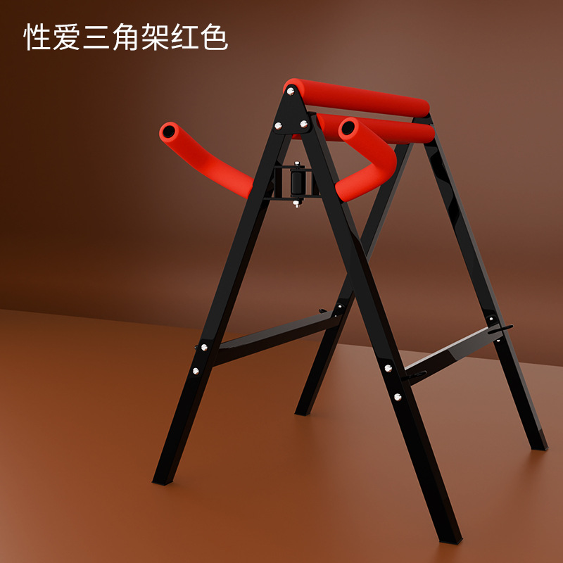 SM Couple Restraint Furniture with Handcuffs, Iron and Foam Construction, Black - Image 2