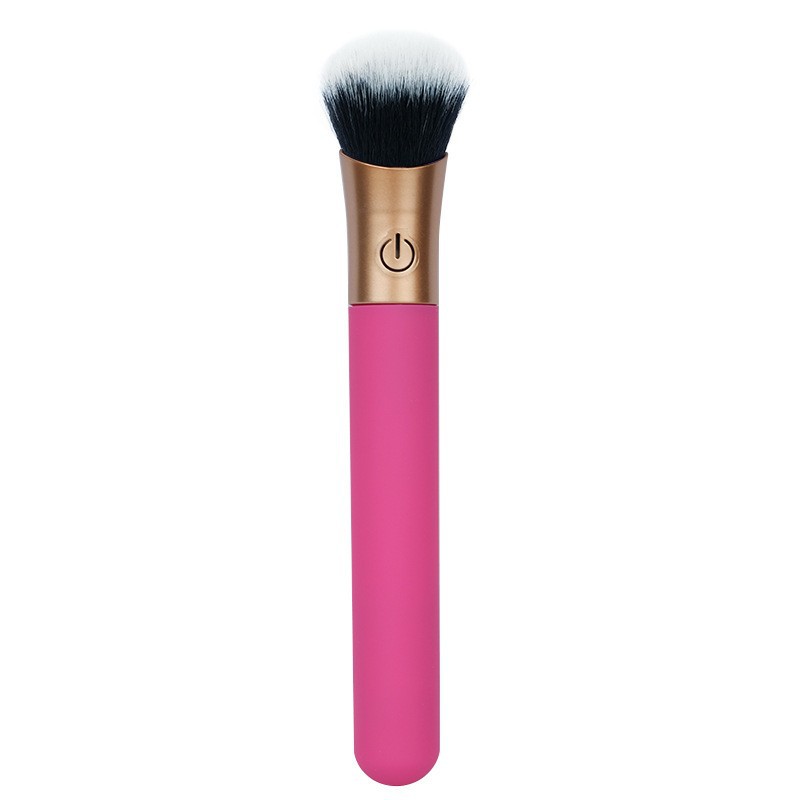 Vibrating Makeup Brush Massager, Discreet Wireless Design, Button Control, PLA Body, 18 cm - Image 4
