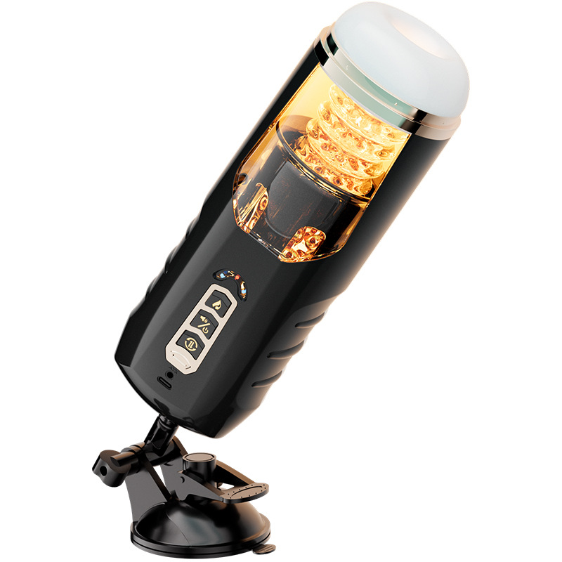 Jiuai Fully Automatic Retractable Masturbator Cup with 60ml Lubricant, ABS and TPE, Male Adult Toy - Image 5