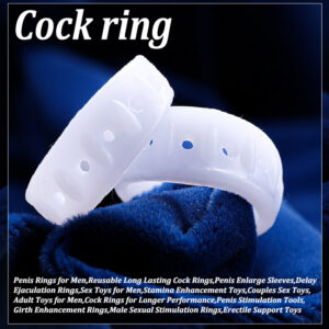 TPE Hollow Locking Ring, Foreskin Restraint Sleeve for Adult Men