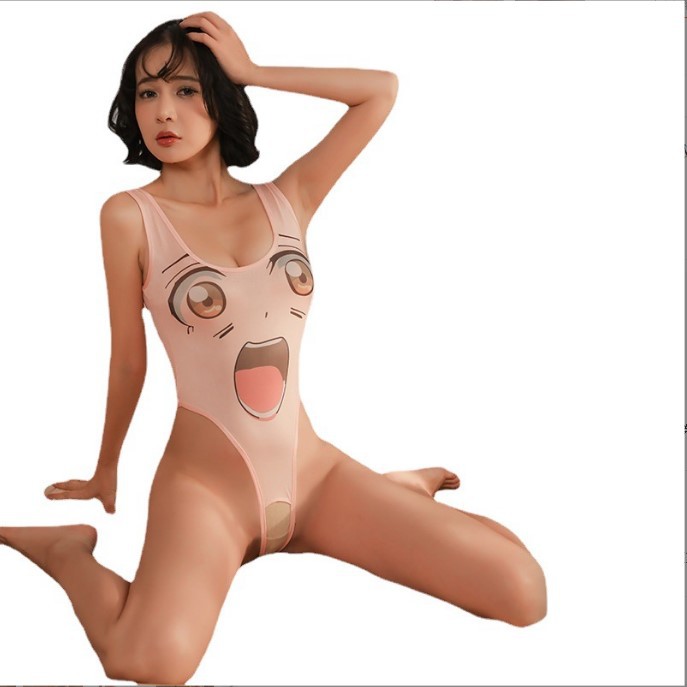 Dead Pool Water One-Piece Costume, Pink Milk-Silk Roleplay Suit, Free-Removal Design - Image 5
