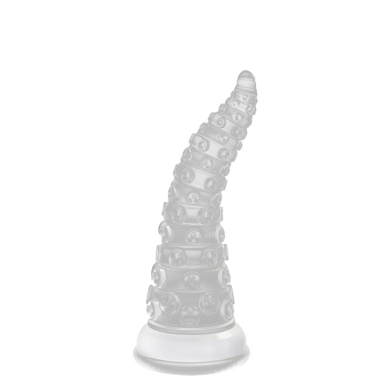 Transparent Silicone Fantasy Dragon Dildo, Large Special-Shaped Anal Plug - Image 5