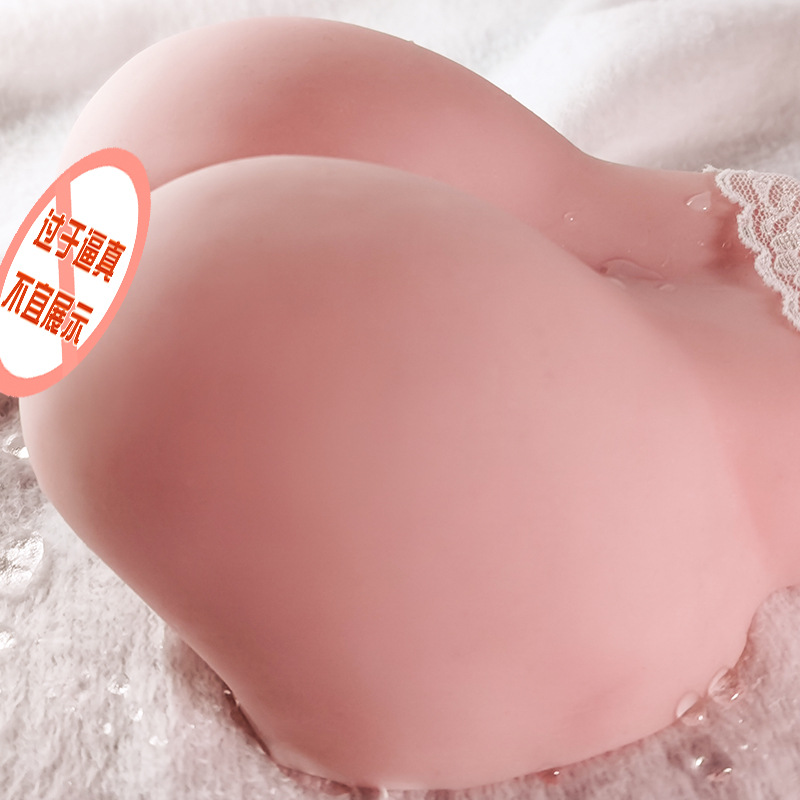 Half-Body TPE Masturbator with Realistic Vagina and Butt, Manual Use - Image 3