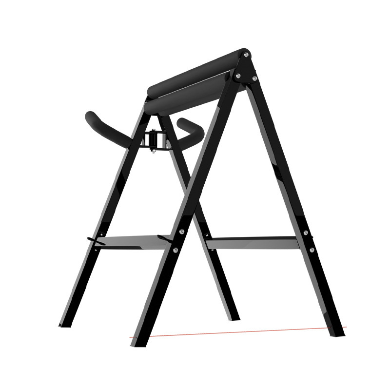 Love Triangle Metal Sex Chair for Couples, Black Steel Frame Adult Furniture - Image 5