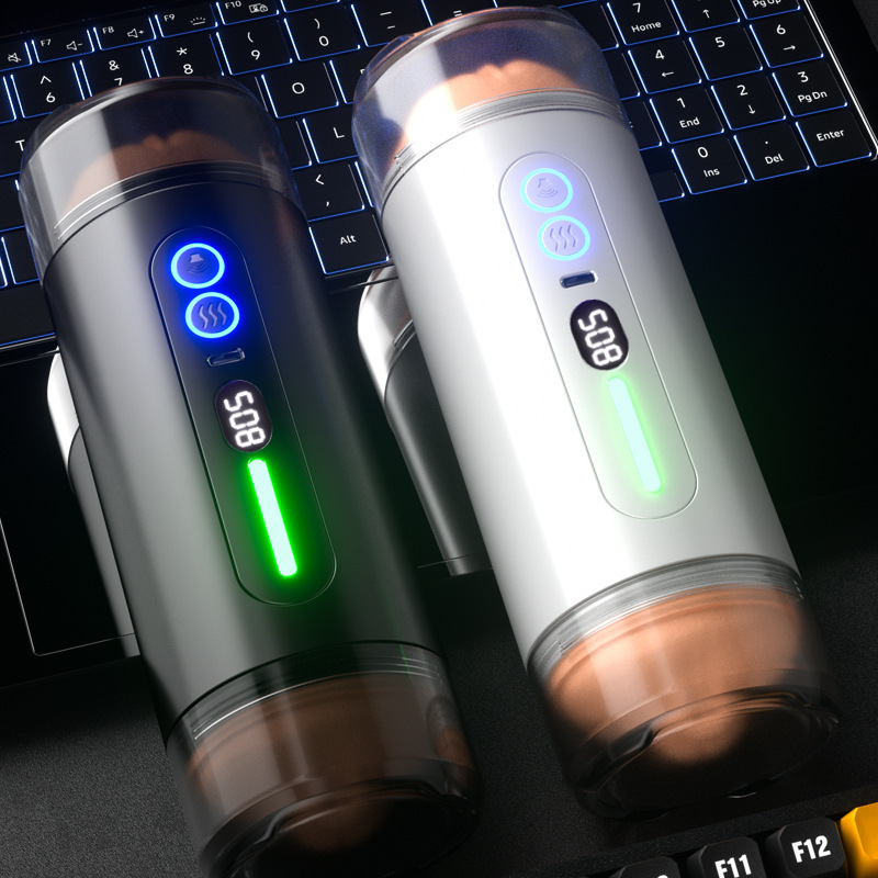 Jiuai Retractable Electric Airplane Cup Male Masturbator with APP Control, Warming and Sound - Image 3