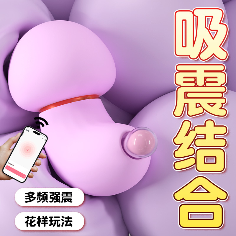 Jiuai Rechargeable Vibrating Egg for Women with Remote Control and Strong Vibration, Purple - Image 2