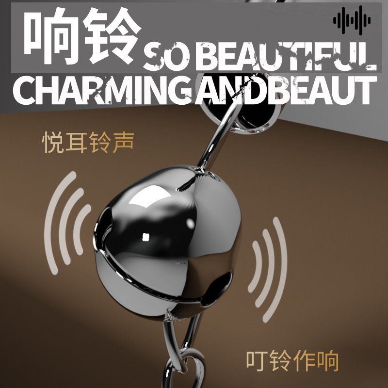 Jiuai Lianyin Breast Clamp Training Toy with Vibration Massage, Black Alloy and PVC Adult Intimate Accessory - Image 3