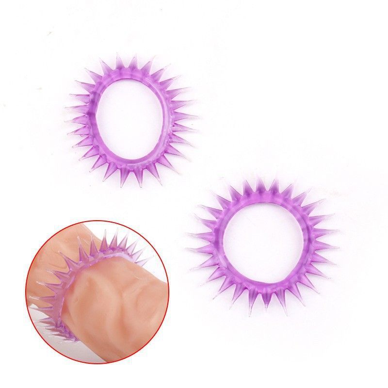 Silicone Non-Vibrating Delay Ring for Men, Thickening Cock Ring, Transparent - Image 5