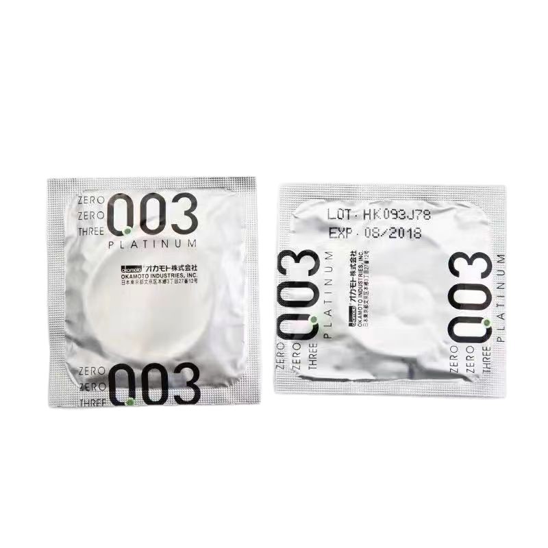 Okamoto 003 Platinum Lubricated Ultra-Thin Condoms, 10-Pack, Medium, Transparent - Image 5