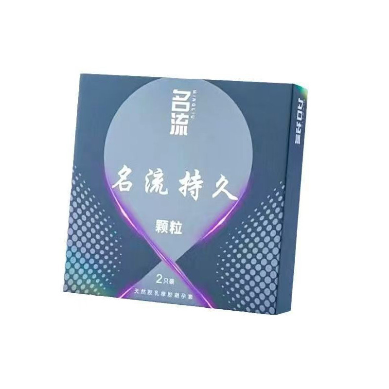 Ultra-Thin Condoms with Particles, 2-Piece Pack, Long-Lasting Fit - Image 5