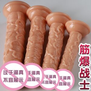Realistic Soft Silicone Dildo for Adults, Anal Plug Style, Female Masturbation Toy