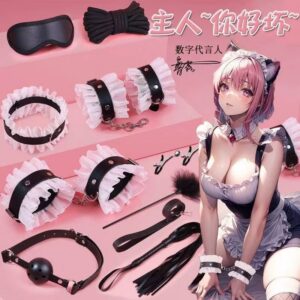 SM Lace Breast Clips and Handcuffs Set for Couples