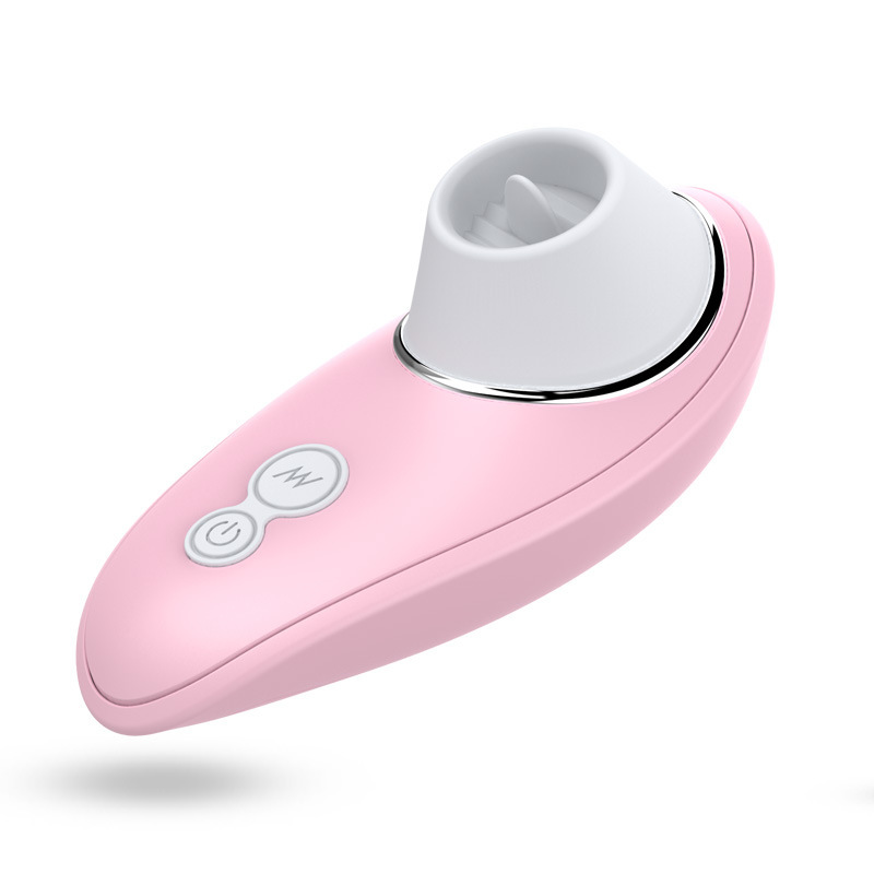 Woodpecker Tongue-Licking Wearable Egg Vibrator, Rechargeable Pink Fruit-Blue TPE - Image 5