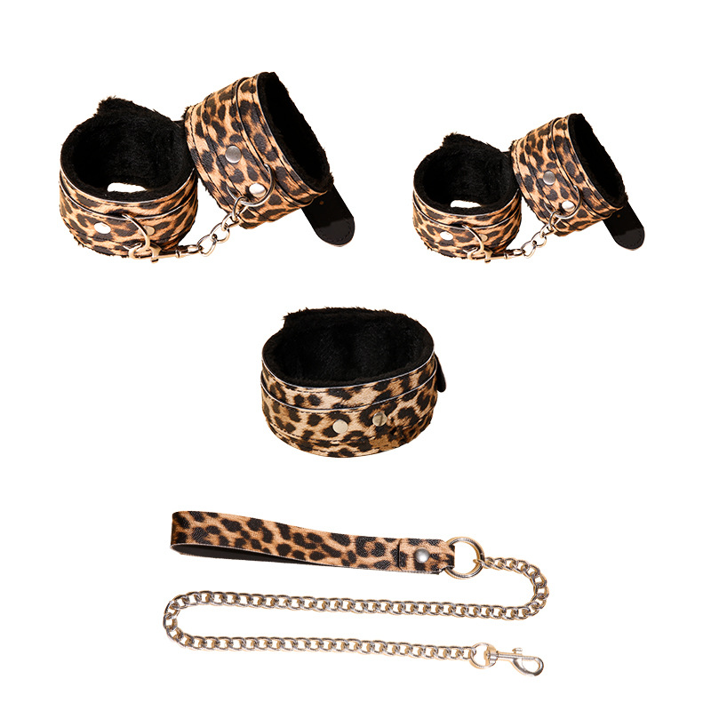 Jiuai Adult Bondage Binding Set with Mouth Ball, Whip, Nipple Clamps, Handcuffs and Ankle Cuffs - Image 5